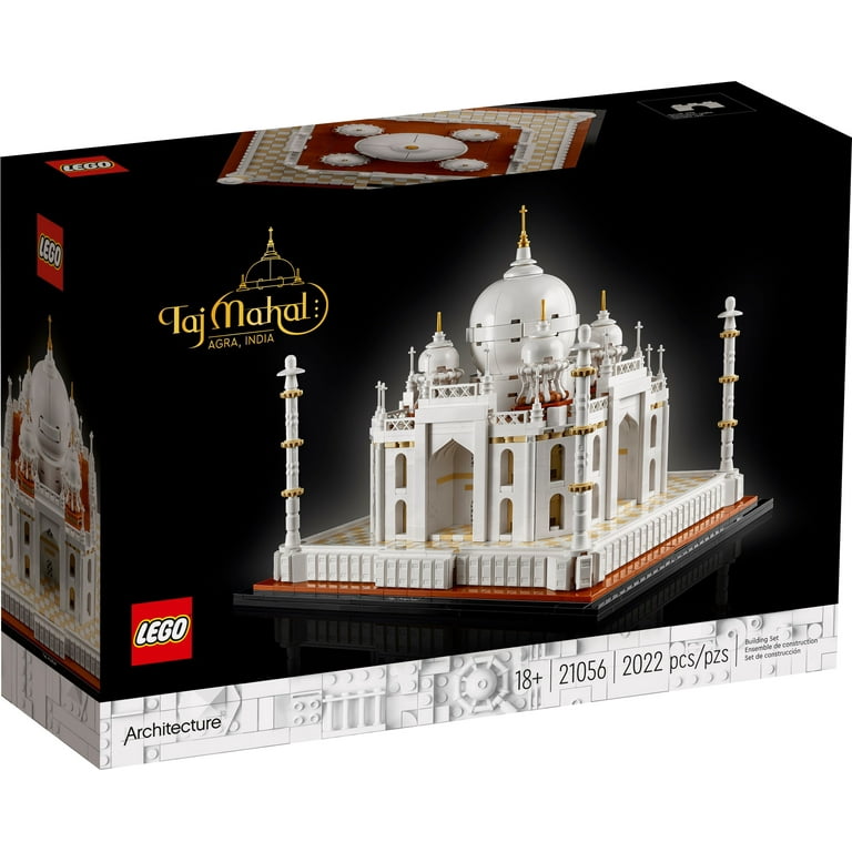LEGO Architecture Taj Mahal 21056 Building Set - Landmarks Collection,  Display Model, Collectible Home Décor Gift Idea and Model Kits for Adults  and