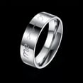 thumbnail image 2 of QQTDFG Stainless Steel Band Fashion Wedding Ring Men's Unisex B465-7, 2 of 7