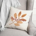 thumbnail image 3 of Creative Products Autumn Watercolor Leaf 20 x 20 Spun Poly Pillow, 3 of 3