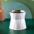 thumbnail image 4 of Usloyux Under $5 Elevated Pet Bowl, Tilted Cat Food Dish with Stand, Whisker Relief Feeding Bowl for Cats Dogs, Non-Slip Plastic Pet Dishes for Dry Wet Food Water, 4 of 6
