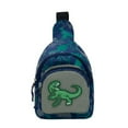thumbnail image 2 of JAHH Dinosaur Print Kids Waist Pack - Breathable Cloth Fanny Pack Chest Bag for Outdoor Exploration & Adventures, 2 of 3