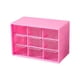 thumbnail image 2 of Caja de almacenamiento con cajones Nine Proof para papelería, joyería, cosméticos, cajones y pegatinas para estudiantes. Diseño compacto, plegable y portátil, estructura metálica de dos, 2 of 8
