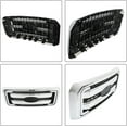 thumbnail image 5 of SEBLAFF Chrome Grille Front Grille Replacement for Super Duty F250/F350/F450/F550 2011-2016, 5 of 5