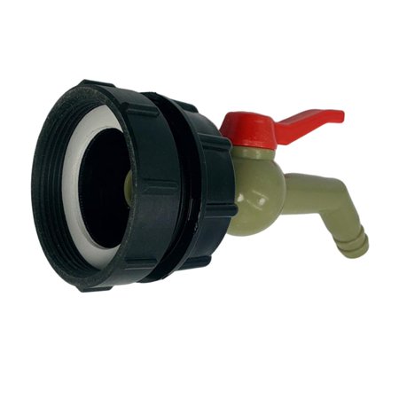 1000L IBC Tank Adapter Hose Connector 2" Fine 62mm Thread 20mm Fitting