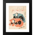 thumbnail image 2 of Utagawa Kuniyoshi 11x14 Black Modern Framed Museum Art Print Titled - Two Actors Greeting Their Audience (circa 1840), 2 of 5