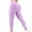 Purple, variant on Lenpel Leggings for Women Soft Casual High Waisted Full Length Stretchy Slim Gym Yoga Pants Athletic Workout Leggings