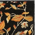 thumbnail image 5 of SAFAVIEH Blossom Evelyn Floral Flowers Wool Area Rug, Black/Multi, 8'9" x 12', 5 of 6