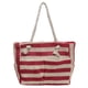 thumbnail image 3 of Bolso Hobo Paja para Mujer Mano Playa Verano Color A Rayas () Azul, 3 of 9