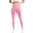 Pink-track pants, variant on RongHuan Yoga Pants for Women High Waist Tummy Control Leggings Butt Lifting Yoga Pants Slim Fit Workout Trousers