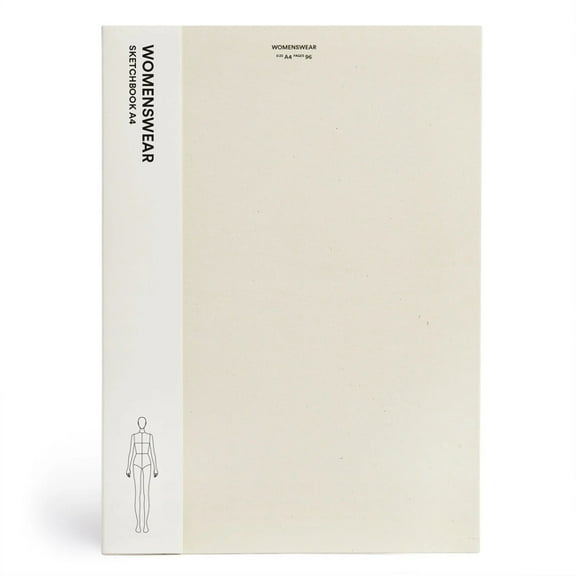 Fashionary Womenswear Sketchbook A4, (Hardcover)