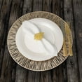 thumbnail image 3 of Feuille Gold Napkin Ring, Set of 4, 3 of 3