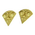 thumbnail image 1 of Unique Triangle Face Designs Earrings for Women with Big Eyes and Lips Portable for Parties Supplies and Exhibitions, 1 of 4