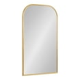 thumbnail image 5 of Kate and Laurel Caskill Modern Arched Wall Mirror, 20 x 34, Gold, Decorative Tall Mid-Century Mirror for Wall Decor with Rounded Arched Frame and Sophisticated Look, 5 of 9