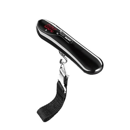 HEMOTON Portable Hanging Luggage Scale for Travel Weighing and Measurement, Black