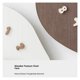 thumbnail image 5 of Reloj de pared de inspiración nórdica. Ideal for salón. Funcionamiento silencioso. A pilas., 5 of 7