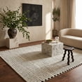 thumbnail image 4 of Rug Branch Domus Abstract Indoor Area Rug, Cream Black, Modern - Living Room, Bedroom, Dining Room, and Kitchen, 4 of 7