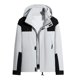 thumbnail image 1 of Puntoco Moda Mujer Cómodo Casual Color Block Interchange Chaqueta Cordón Bolsillo Manga Larga Con Capucha Casual Outwear Chaquetas Puntoco Puntoco-1, 1 of 3