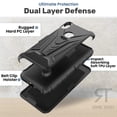 thumbnail image 2 of Rome Tech for Kyocera DuraSport 5G Dual-Layer Holster Case wirh Kickstand, 2 of 6