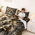 thumbnail image 3 of Erosebridal 3D Bear Print Bed Sheets for Boys, Rustic Branches King Sheets, 4-Piece, 3 of 5