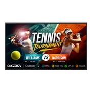 55 Inch Outdoor Smart TV, 4K UHD IPS Display, 1000 Nits High Brightness, webOS Smart Television with WiFi, 3 HDMI 2.1, Dual 20W Speakers for Patio, Backyard & Outdoor Entertainment