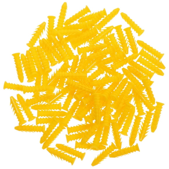 Raindrops 100 Pcs Bouchons d'Expansion pour Cloison Sèche, Ancrage Mural Robuste en Plastique, Design Extensible, Amélioration de la Maison