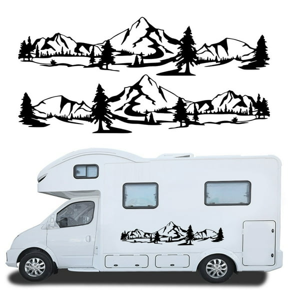 Yeacher Car Auto Body Sticker Self-Adhesive Side Truck Vinyl Graphics Decals, Car Racing Decals锛孌oor/Body/Hood Decal锛? Set