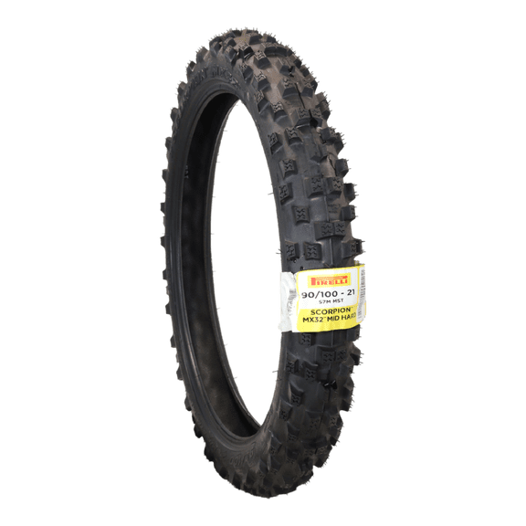 Pirelli Scorpion MX32 Mid-Hard 90/100-21 (57M) Front Motocross Tire NHS TT