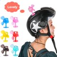 thumbnail image 2 of Glowing Helmet Windmill Self-adhesive Wind Power Rotating Fan Cycling Hat Fast, 2 of 8