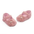 thumbnail image 5 of Yoyauz Baby Girl Mary Jane Shoes Anti Slip Rubber Sole Ballet Slippers Princess Dress Wedding Shoes Newborn Kids Shoes Toddler Shoes（0-12 Month）, 5 of 13