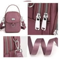 thumbnail image 4 of Sonducket Bolso de mano para mujer, bolso de hombro para mujer, cremallera ajustable, funda para llave de teléfono, compras, decoración informal para Bolsas de mensajero y de hombro Verde Sonducket AP012183-01, 4 of 6