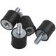 thumbnail image 3 of 4pcs M5 Male Female Anti Vibration Rubber Mounts Isolators 15mm x 15mm, 3 of 5