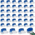thumbnail image 1 of Connecteurs de Câble Remplis de Résine, 40 Pièces Connecteurs de Câble de Tondeuse à Gazon Robot Remplis Imperméables 3 Trous Harnais de Fil de Gel de Résine Serti pour Pelouse Robotique, 1 of 5