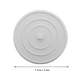 thumbnail image 2 of 2pcs Tub Stopper Rubber Sink Stopper Large Drain Stopper Flat Round Bathtub Drain Cover Hair Catcher Bathtub Plug for Kitchen Bathroom, 2 of 7