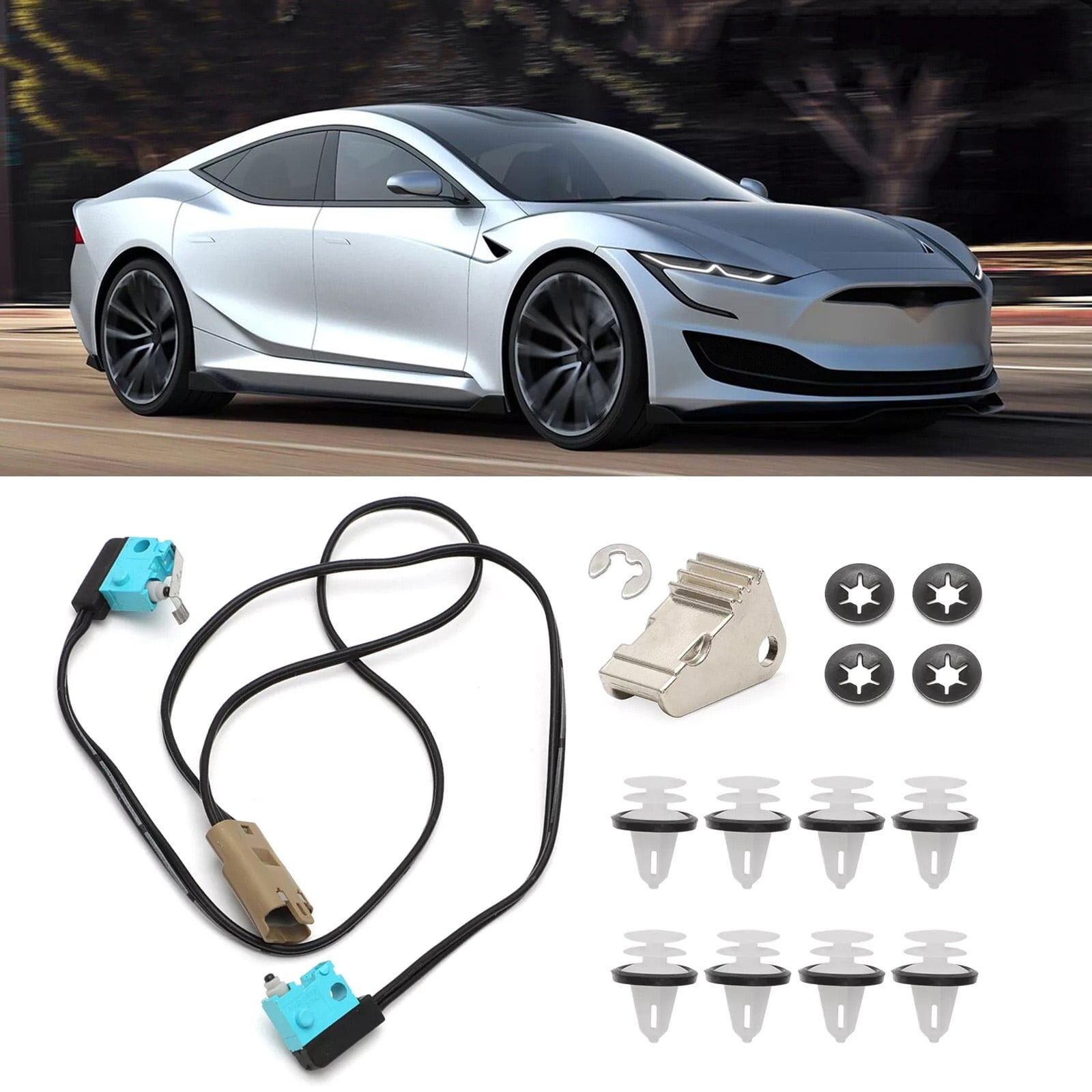 Vehicle Door Handle with Repair Kit High Response Speed Compatible with Tesla Model S Accessory