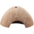 thumbnail image 1 of Reptile House Hiding Cave Natural Coconut Shell Turtle Aquarium Hide Decor, 1 of 7