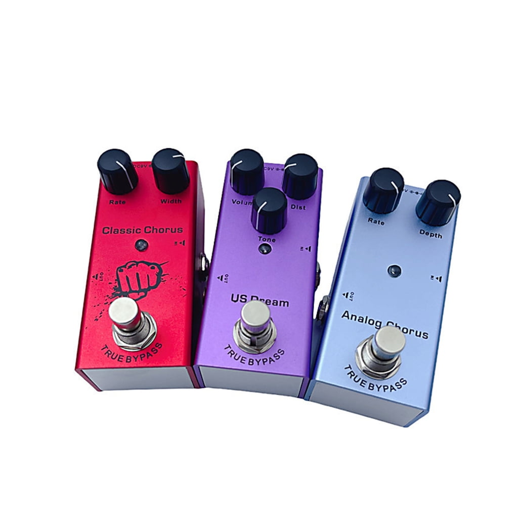 Professional Electric Guitar Overdrive Pedal for Electric Guitar & Bass Small Effect Pedal Processor of Overdrive Tone