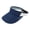 Navy, variant on Unisex Large Brim Running Visor Hat Breathable Sport Cap Elastic Band for Men Women UV Protection