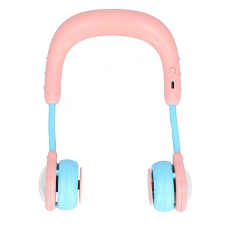 

TOPINCN Children Hanging Neck Fan Mini Portable Electric Fan USB Charging for Home Outdoor Sports Hands‑Free Fan