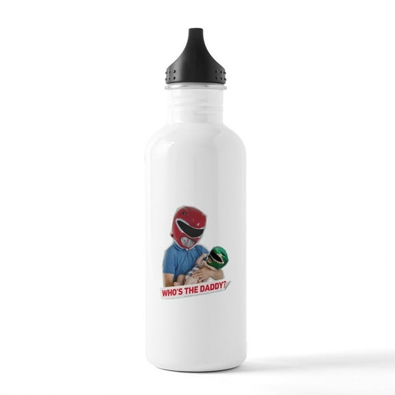 CafePress - Power Rangers Wh - Stainless Steel Water Bottle, Sports Bottle, 1.0L