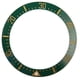 thumbnail image 1 of Inserto de bisel de reloj, accesorio de repuesto de reparación de anillo de bisel de reloj de cerámica de 40mm para relojero, Base verde, dígitos dorados, 1 of 10