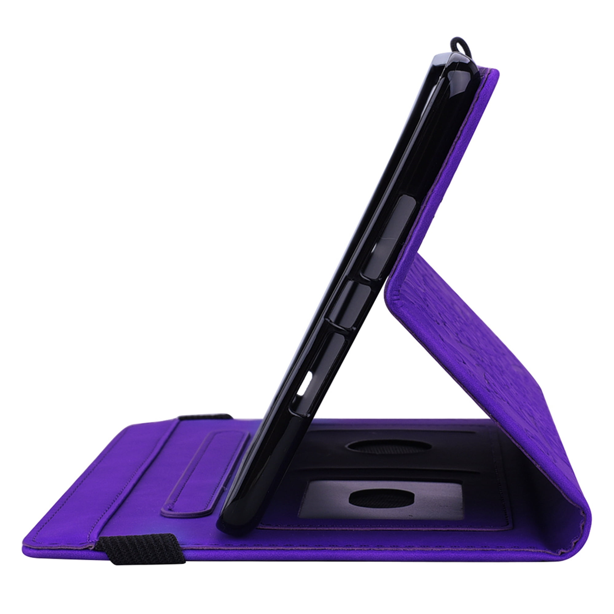 K-Lion for Apple iPad 10th Generation Folio Flip Case, 2022 iPad 10.9 Inch Case with  Pencil Holder & Card Holder Slots,Luxury PU Leather Shockproof Stand Slim Shell Cover for iPad A2757 A2777,Purple