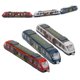 thumbnail image 2 of 3pcs Kids Play Vehicles Simulated Sliding Cars Alloy Toy Model Decoration (Red White Blue), 2 of 5