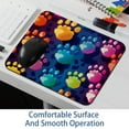 thumbnail image 6 of Dog Paw Print Mousepad 8.3x9.8 Inch Square Non-Slip Rubber Bottom Printed Desk Mat - Suitable for Office and Gaming, 6 of 6