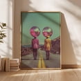 Affixzi Surreal Disco Ball Art Print, Colorful Retro Funk Wall Decor ...