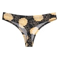 thumbnail image 1 of Tangas sin costuras para mujer, ropa interior suave, elegante, estampada, de cintura baja, bragas para la vida diaria tipo 4 XL, 1 of 6