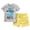 Light Yellow, variant on Baby Boys Dressy Outfit Sets Size 3T 4T Dinosaur Toddler Boy Summer Clothes Outfits Kids Short Sleeve Shirt Shorts Set 2 7 Years Size for 3-4 Years,Light Yellow