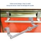 thumbnail image 4 of Toallero para puerta de armario, soporte de barra para toallero de acero inoxidable para puerta, organizador de toallero que se adapta a puertas de armario sobre armario 36 cm, 4 of 5