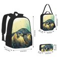 thumbnail image 2 of Balery Watercolor Turtle3 Mochila Escolar 3 en 1 para Niños - Mochila Resistente con Lonchera Térmica y Estuche - Mochila Escolar para Niños y Niñas, 2 of 7