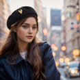 thumbnail image 2 of YooGuoGuo French Beret Hat French Paris Hat Elegant Trend Classic Beanie Hats Autumn Winter Casual Chic Cap, 2 of 9