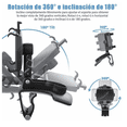 thumbnail image 4 of Soporte Universal Bloosom  Teléfono Móvil Giratorio De 360° Para Auto Negro, 4 of 4